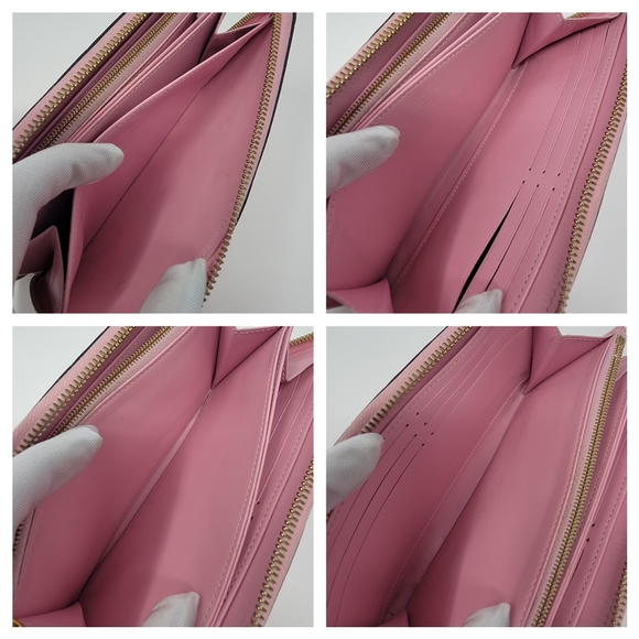 LOUIS VUITTON Vernis Enamel Patent Leather Zippy Long Wallet - Picture 6 of 10